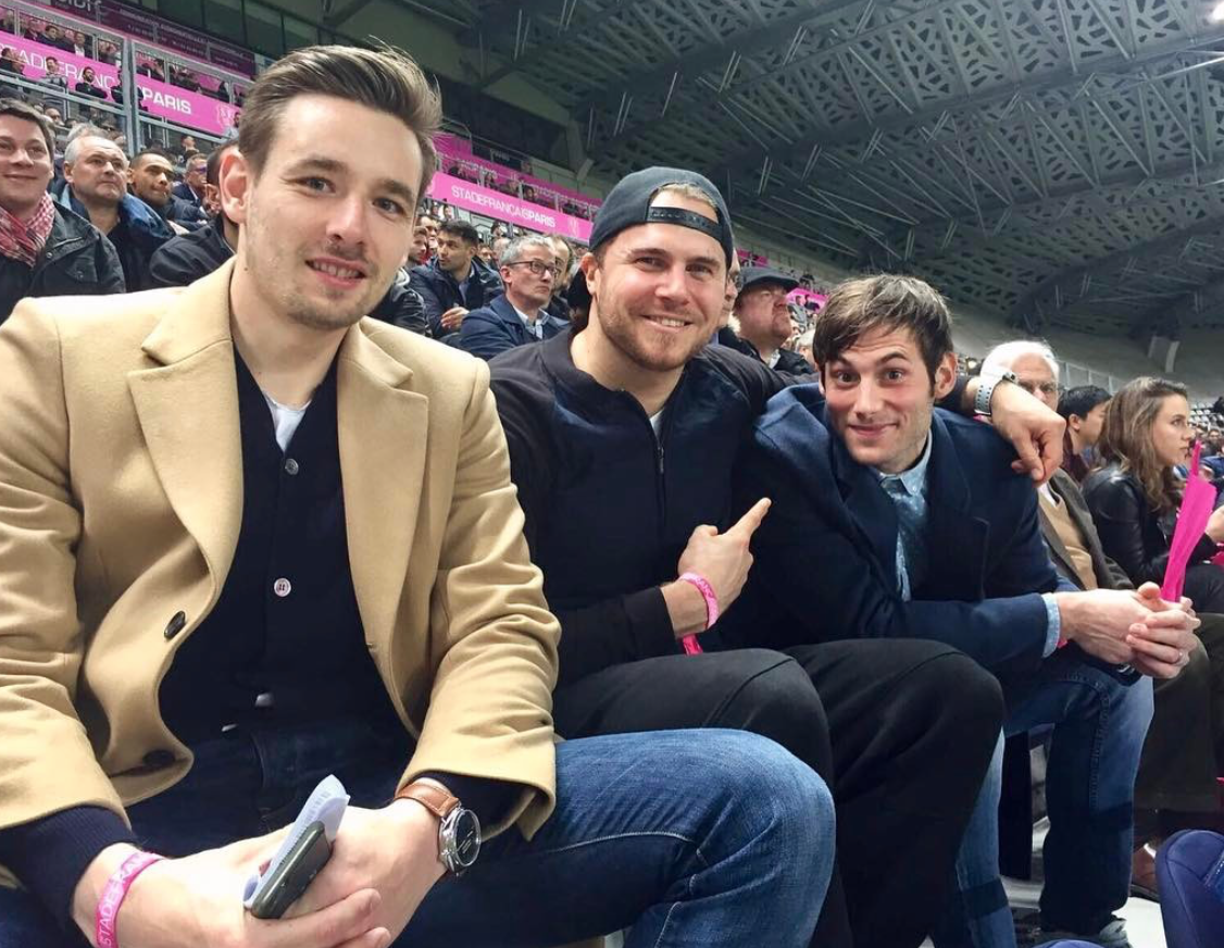 Découverte du rugby à Jean-Bouin ! (Instagram d'Uwe Gensheimer)