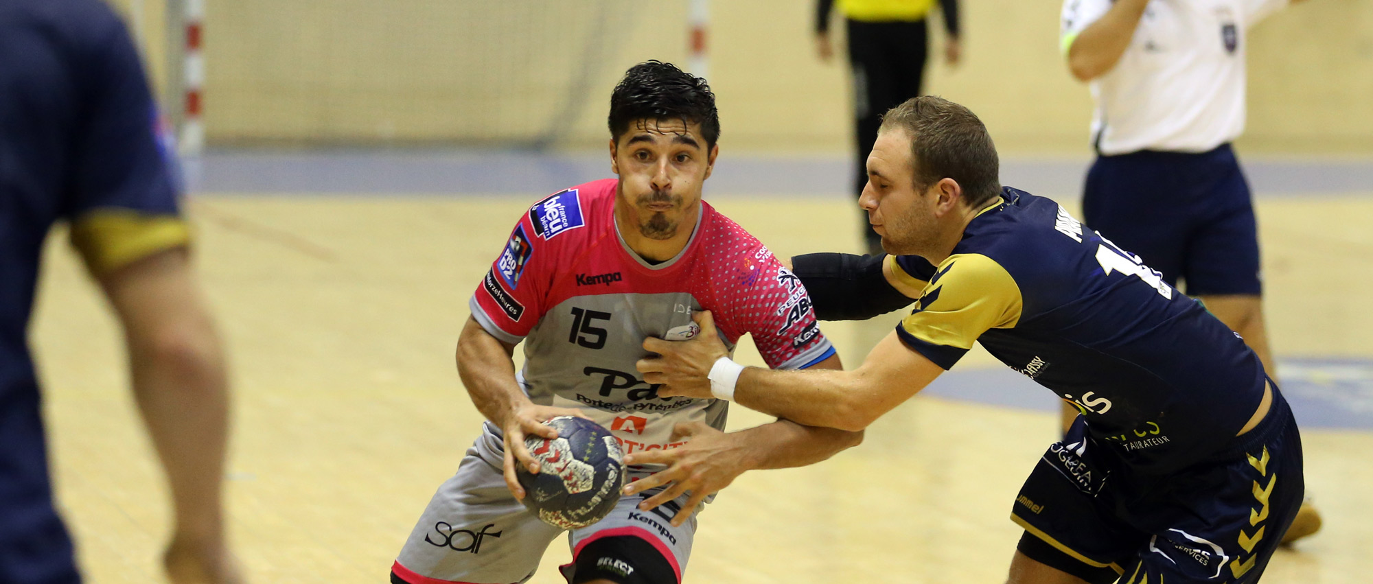 Guillaume Crépain, ici sous les couleurs billèroises, lors d'un match de Proligue contre Massy ( saison 2015/2016).