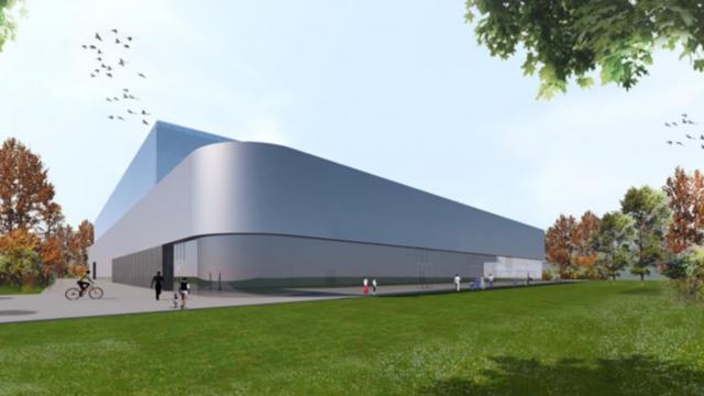 La maquette de la future salle de Cesson-Rennes
