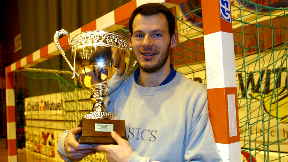 Guéric Kervadec a remporté la Coupe de la Ligue en 2003 avec Créteil