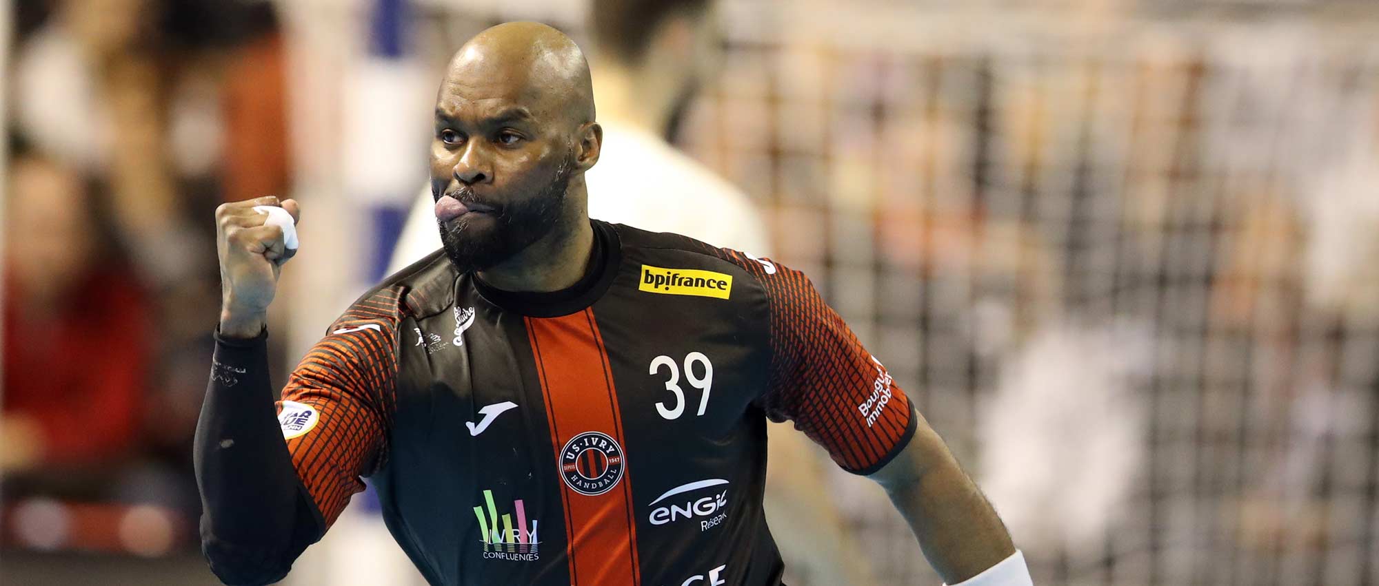Johan Boisedu, ici lors de la demi-finale de Coupe de la Ligue 2019 ayant opposé Ivry à Paris
