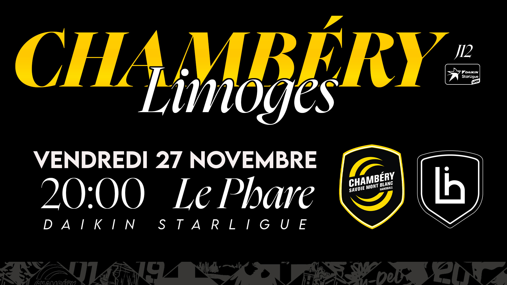 Chambéry vs Limoges : vendredi 27 novembre