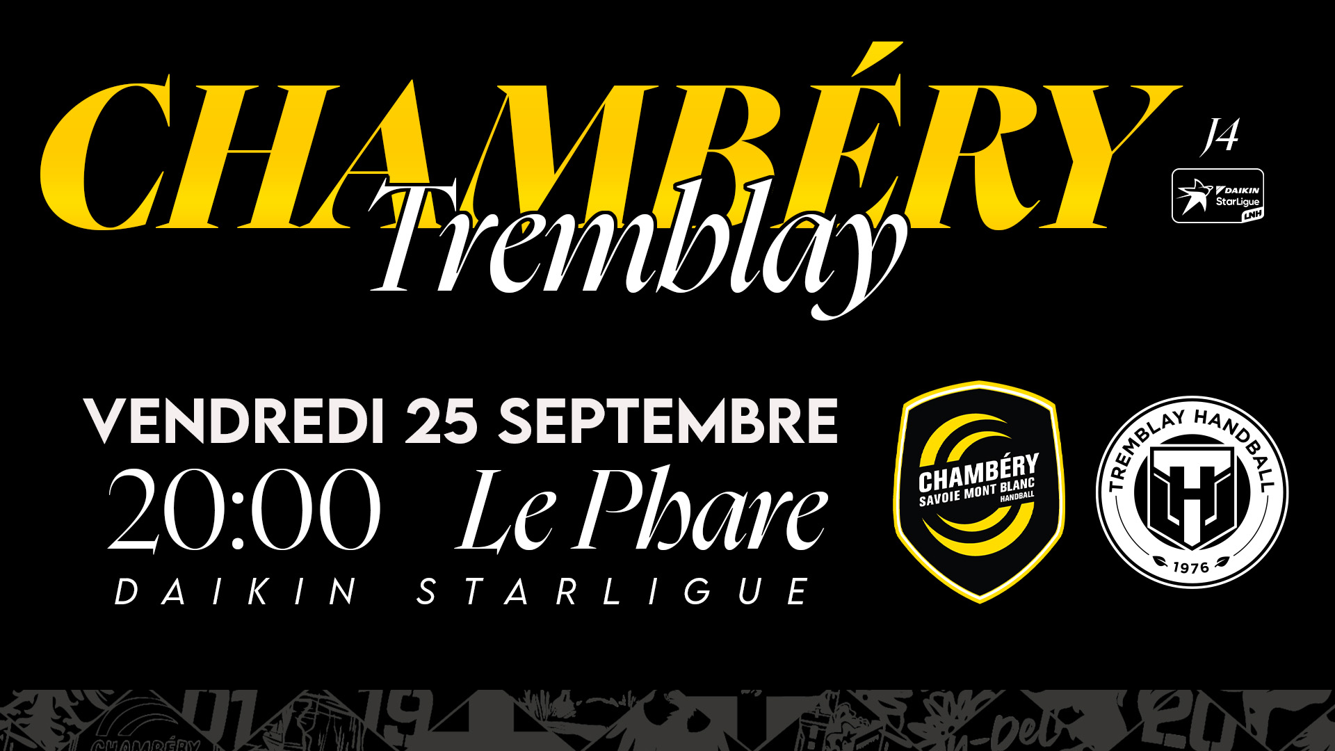 Chambéry v Tremblay : Billetterie ouverte !
