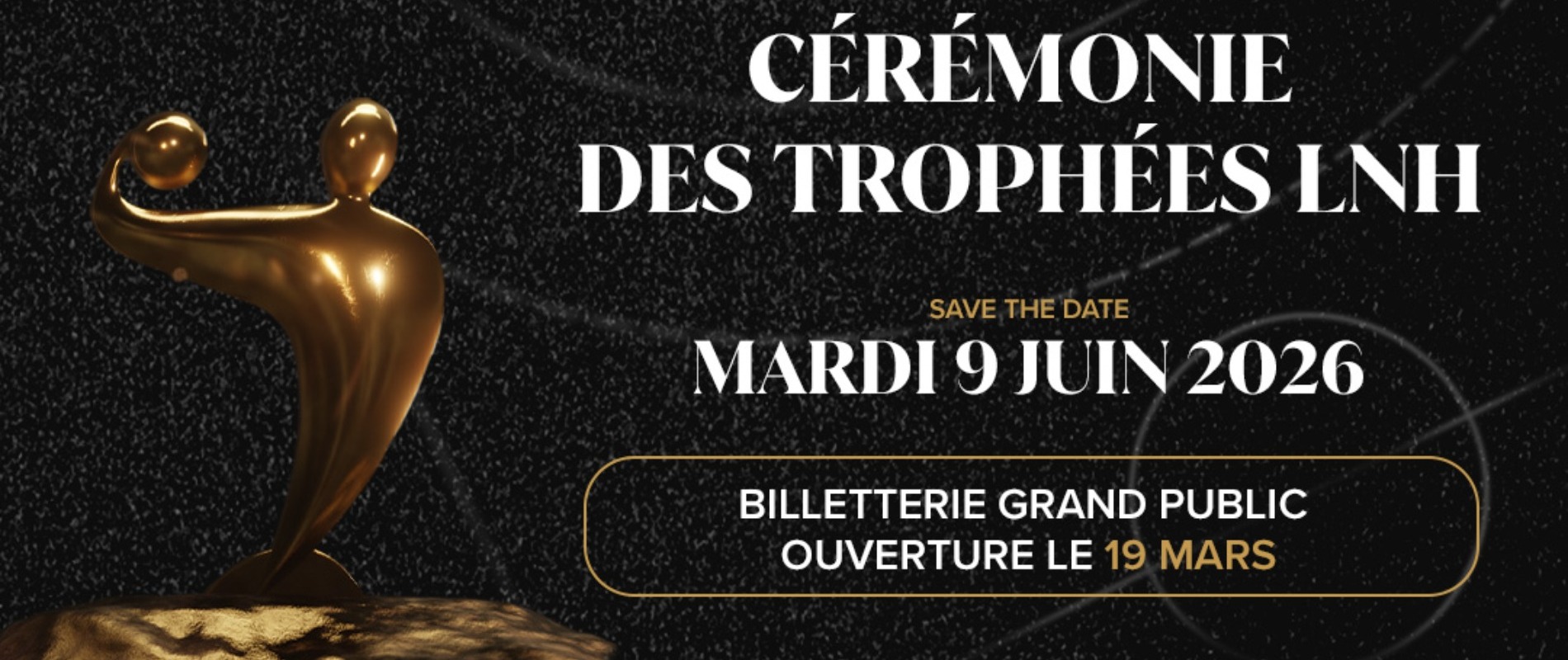 Les Trophées LNH reviennent le mardi 9 juin au Théâtre Marigny