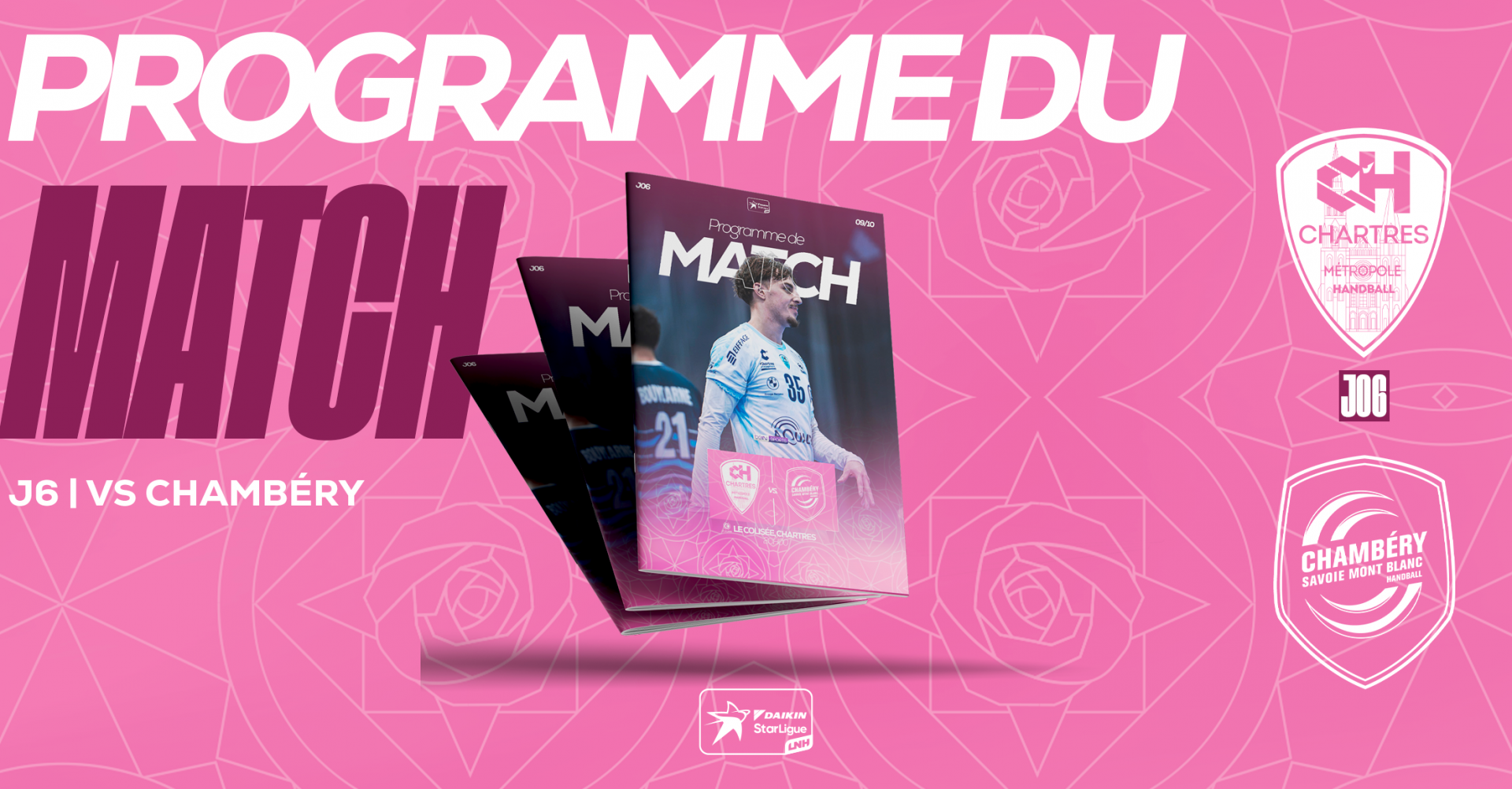 Infos &amp; Programme de match vs Chambéry