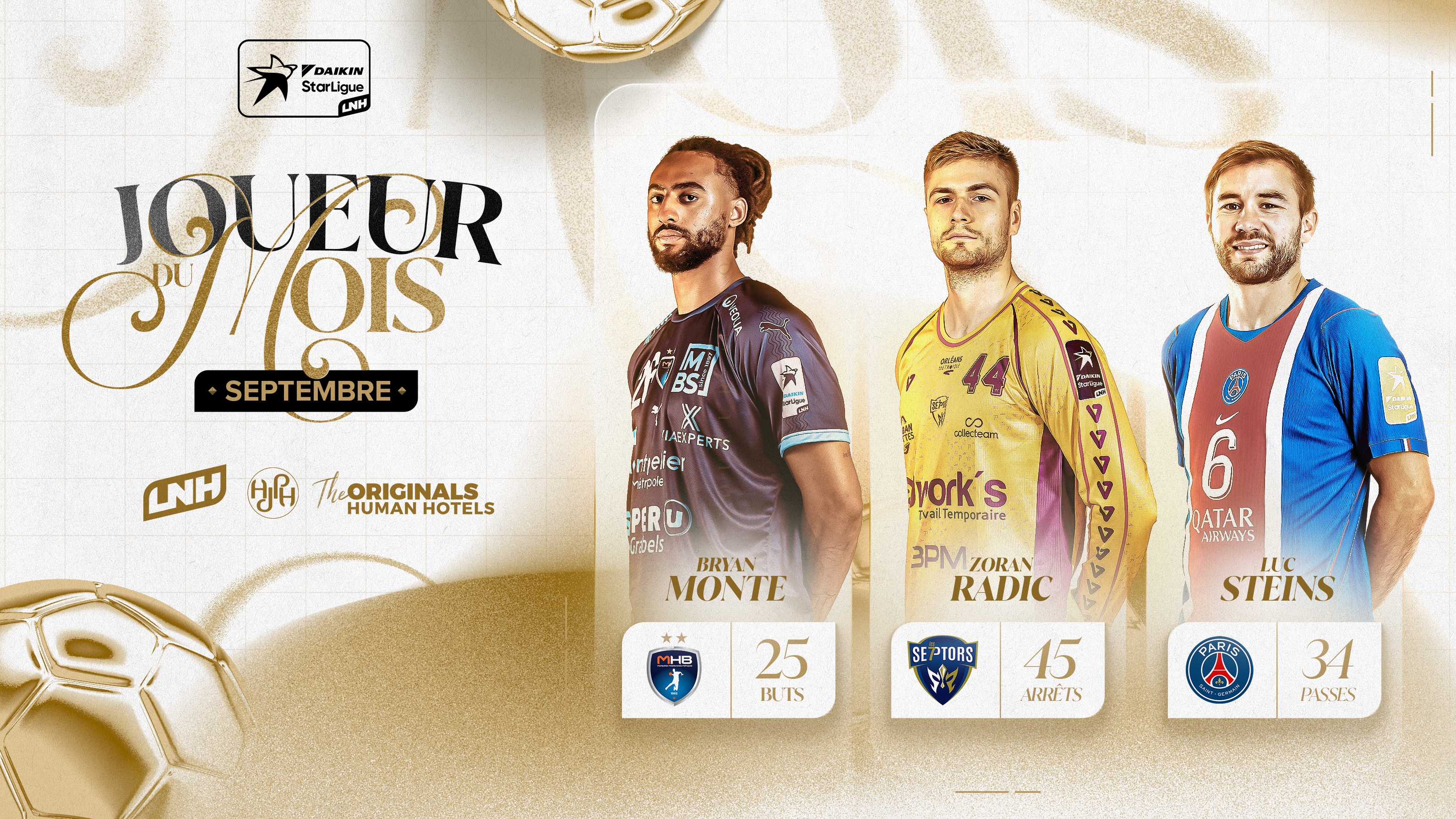 Votez pour le Joueur du Mois en Daikin StarLigue