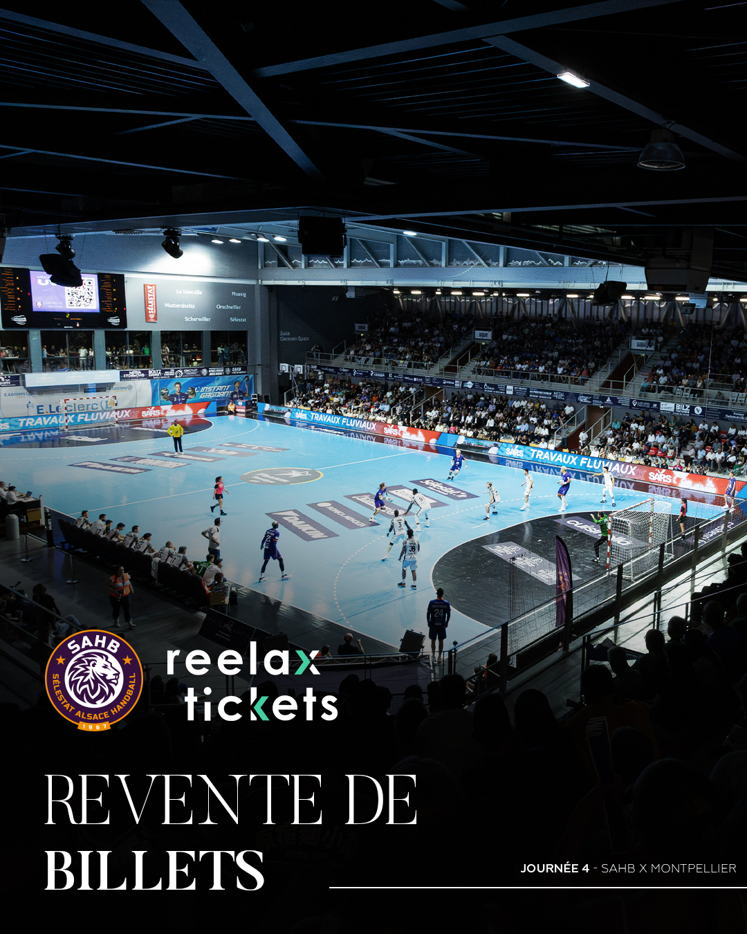 Nouveauté : Le SAHB débarque sur Reelax Tickets !