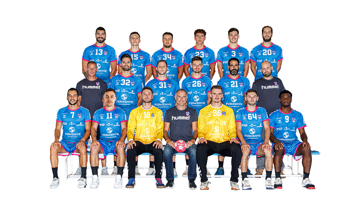 photo équipe Billère Handball Pau Pyrénées