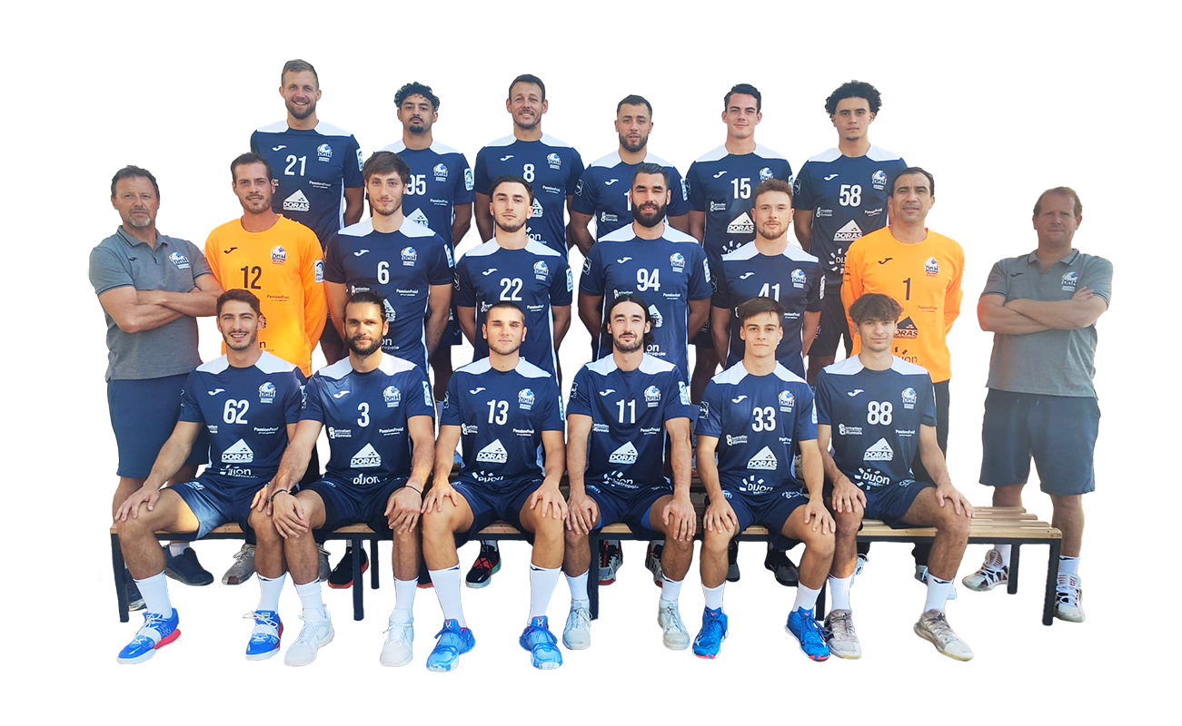 photo équipe Dijon Métropole Handball