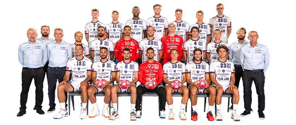 photo équipe Montpellier Handball